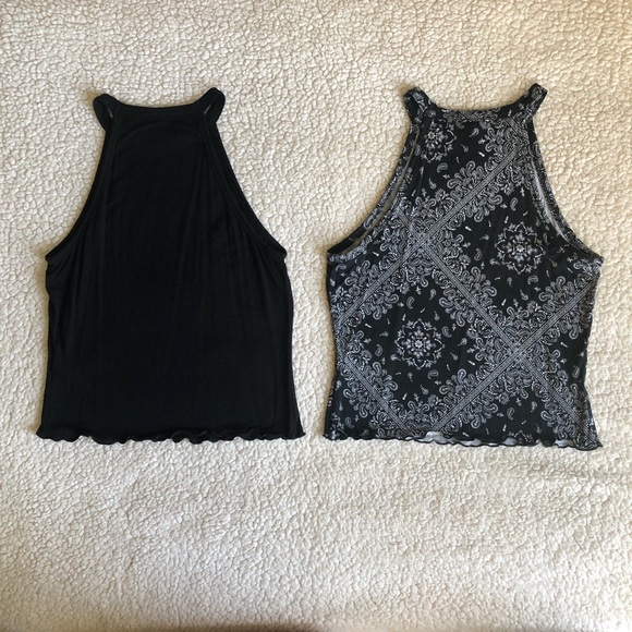Set of Two Juniors High Neck Tank Tops - Picture 6 of 6